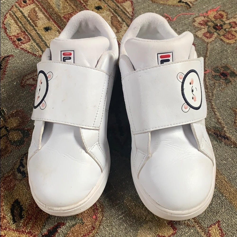 SOLD Fila Leather Little Girls Shoes. 12.5